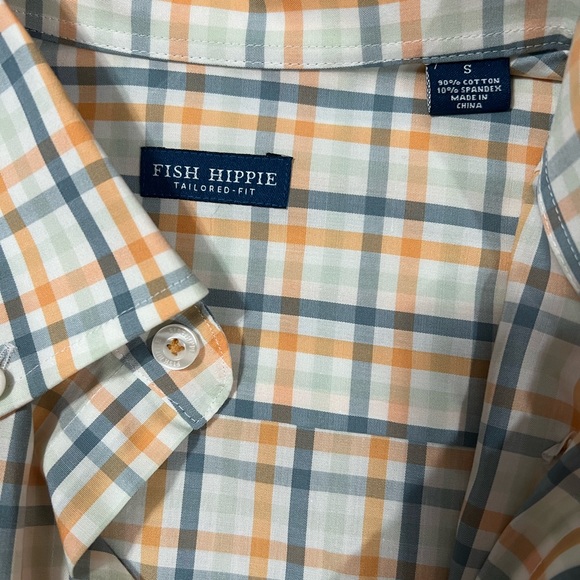 Fish Hippie Button Down Shirt - Picture 2 of 2